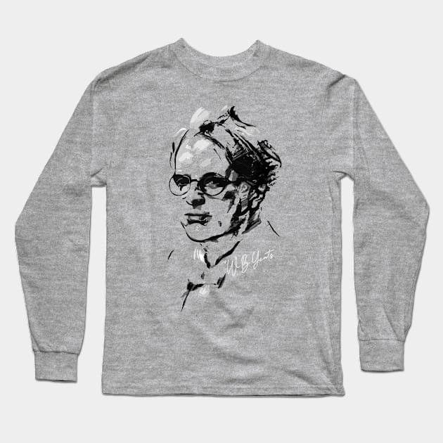 ----- WB Yeats ------- Long Sleeve T-Shirt by feck!